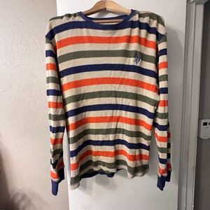 U.S. Polo Assn. Men's Waffle Knit Rugby T-shirt Size XL